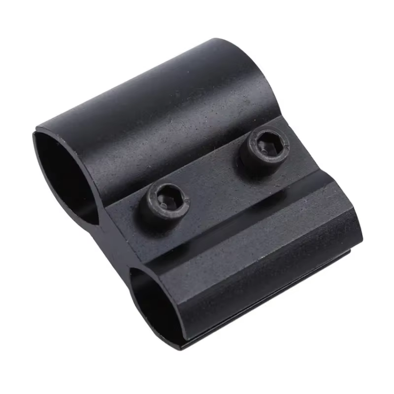 Support de serrage à Tube fixe noir pour lampe de poche télescope, support de pince universel pour I