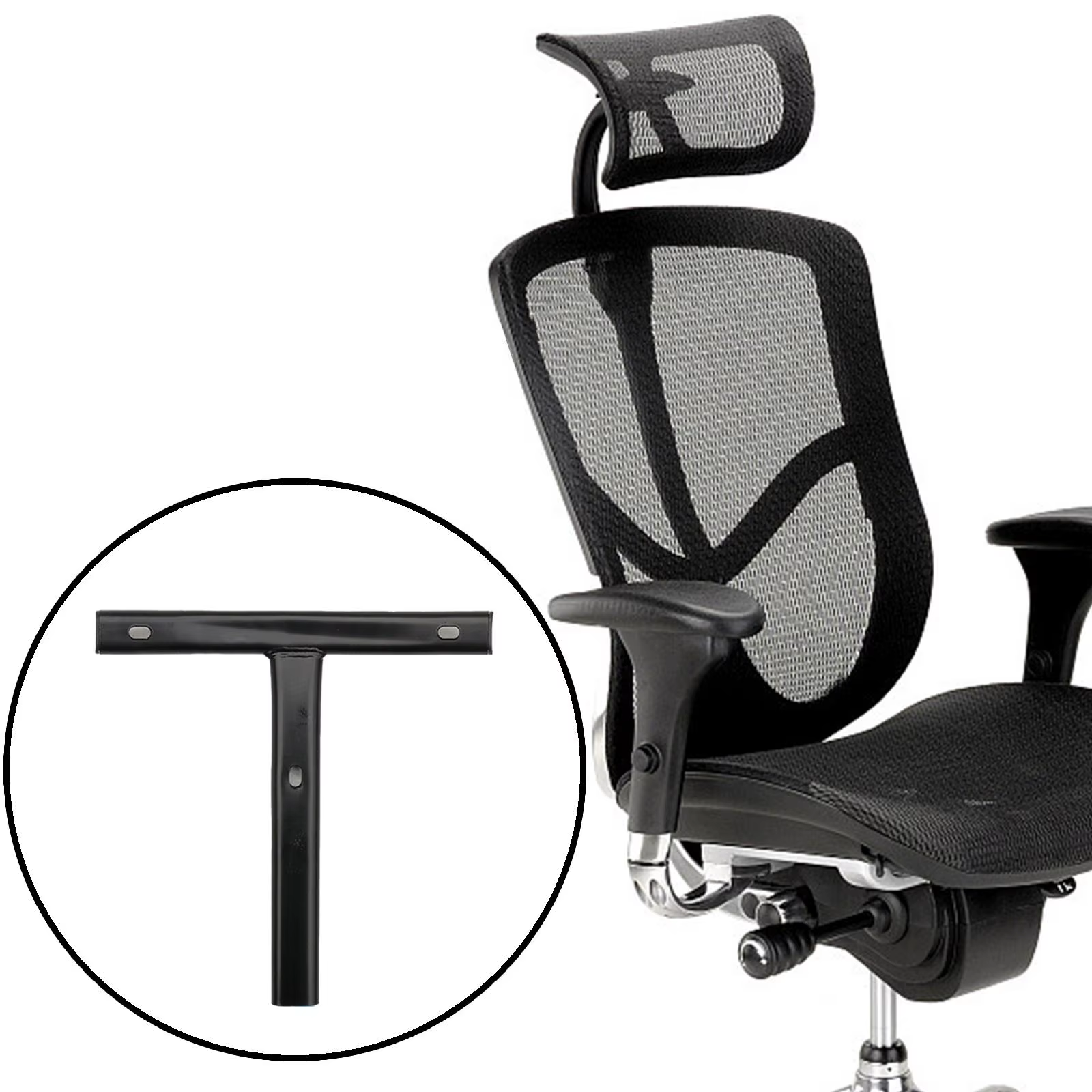 Tige de Support arrière de chaise pivotante, Stable et pratique pour la maison, chaises de bureau, c