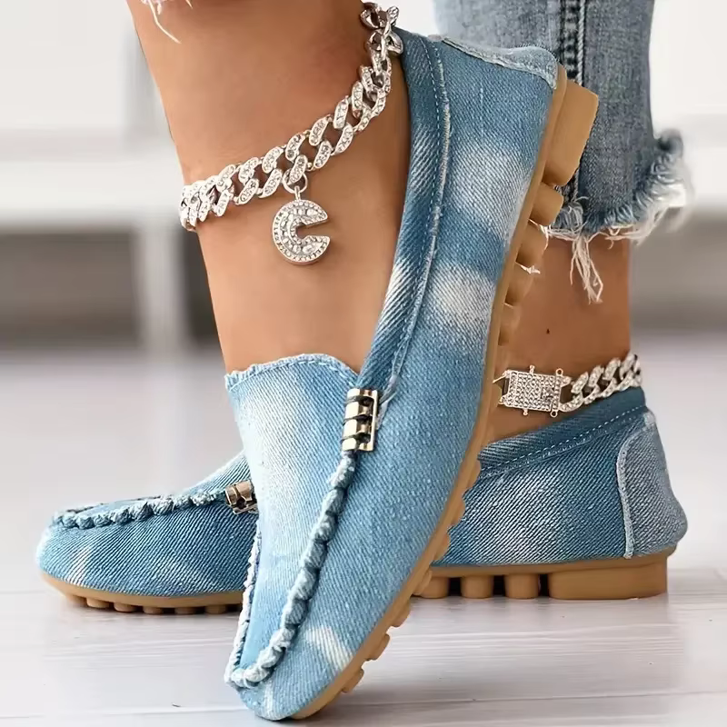 Femmes chaussures plates bout rond fond épais marche chaussures plates femmes nouveau décontracté De