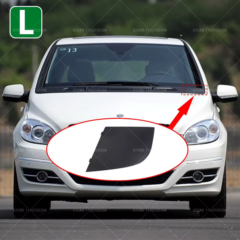 Pour 2005-2011 W245 Mercedes Benz classe B B180 B200 couvercle de vidange d'eau avant capot Grille d