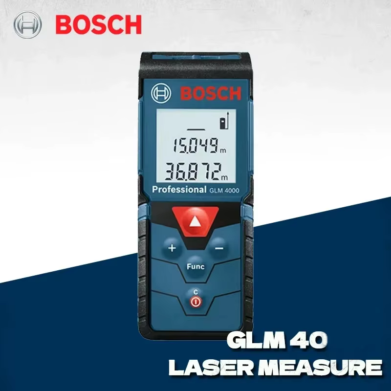 Télémètre laser numérique BOSCH GLM 4000, ruban à mesurer laser 40m, instrument de mesure GLM40