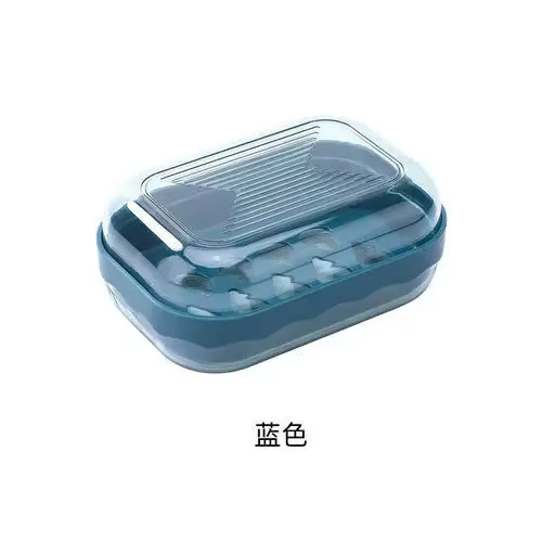 Boîte à savon mignonne avec couvercle, conception de Drainage créative sans perceuse, organisateur d