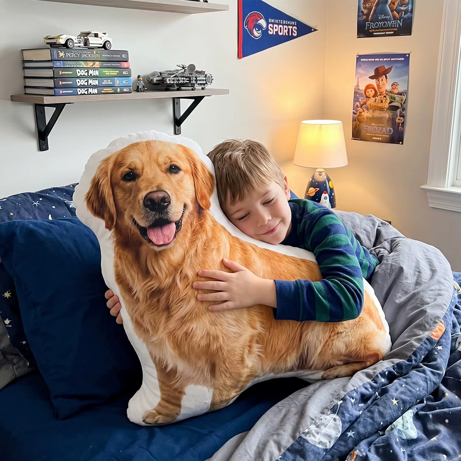 Coussin personnalisé avec photo, coussin en forme de visage de chien ou de chat personnalisé, coussi