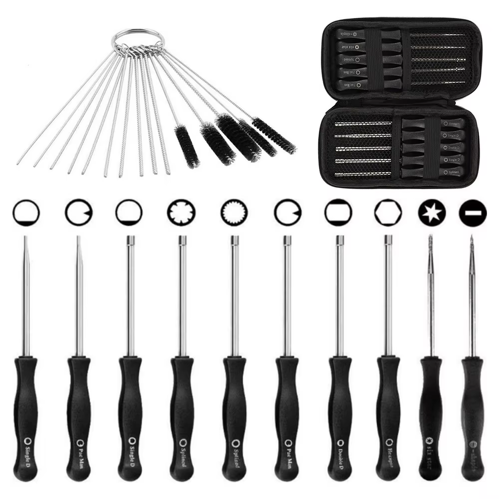 Outil de réglage du carburateur, Kit de tournevis pour réglage du carburateur commun à 2 cycles, pet