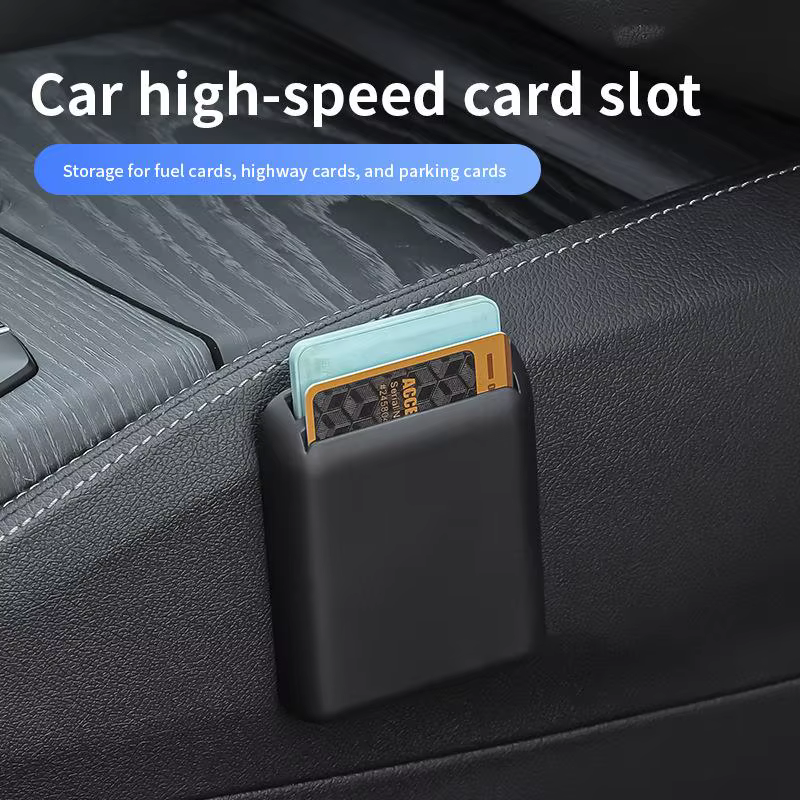 Boîte de rangement pour billets de voiture à 5 emplacements pour cartes, organisateur universel mult