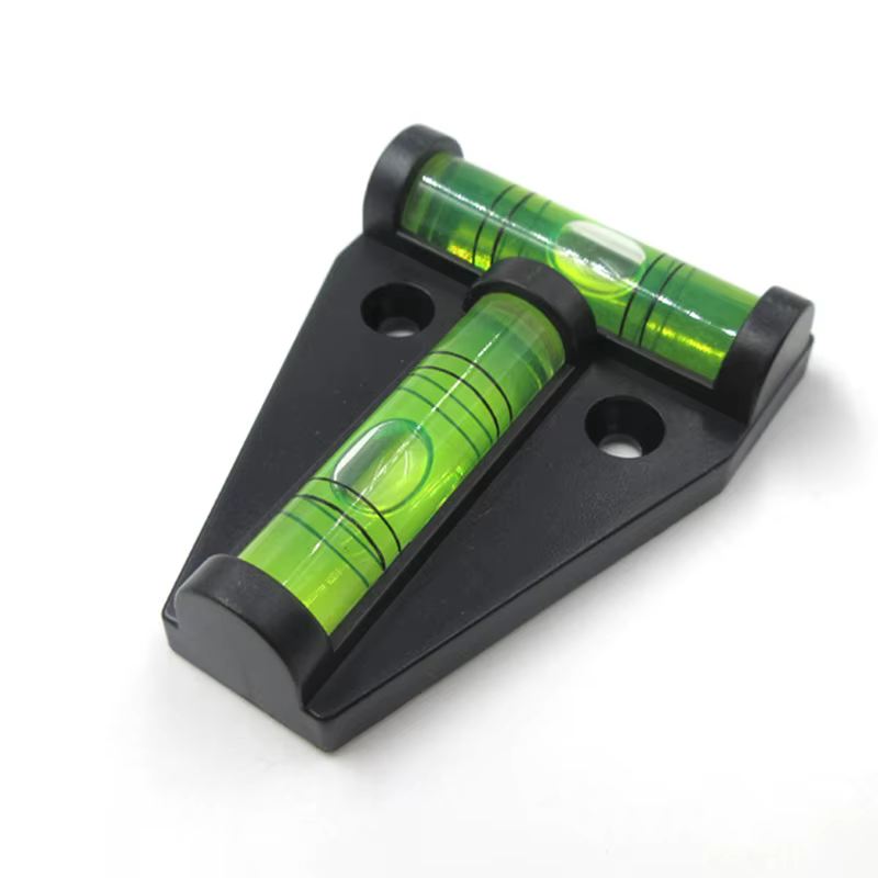 Mini niveau à bulle à 2 voies, outils de mesure horizontale à bulle en forme de T, Mini niveau à bul