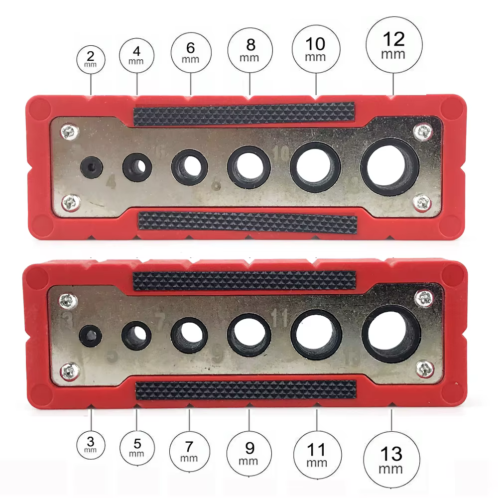 Perforateur de trous multifonctionnel 2-12/3-13mm, localisateur de Guide de perçage adapté aux trous