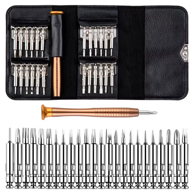 WOZOBUY – jeu de tournevis magnétiques Torx Phillips, avec clé de démontage de pilote électrique, ré