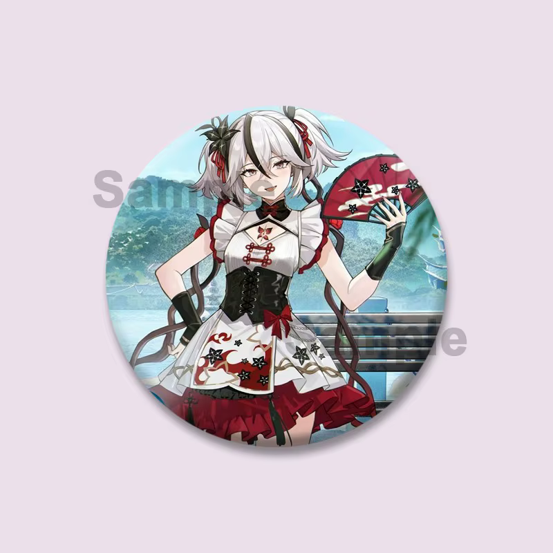 Wuthering Waves jeu bouton broche mignon Anime Figure Brant Baizhi Jiyan broche dessin animé Badge s