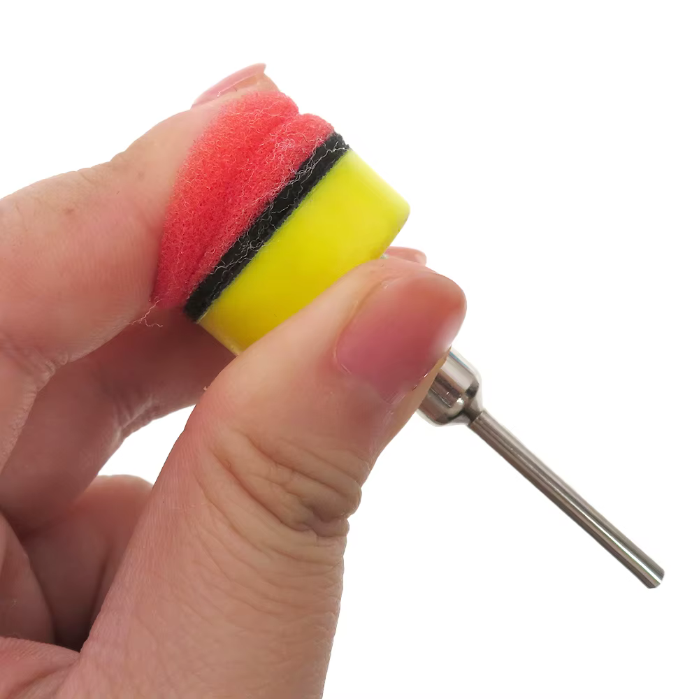 Mini perceuse à mousse de voiture de 1 pouce, tampon de polissage, 26 pièces, tampons de polissage e
