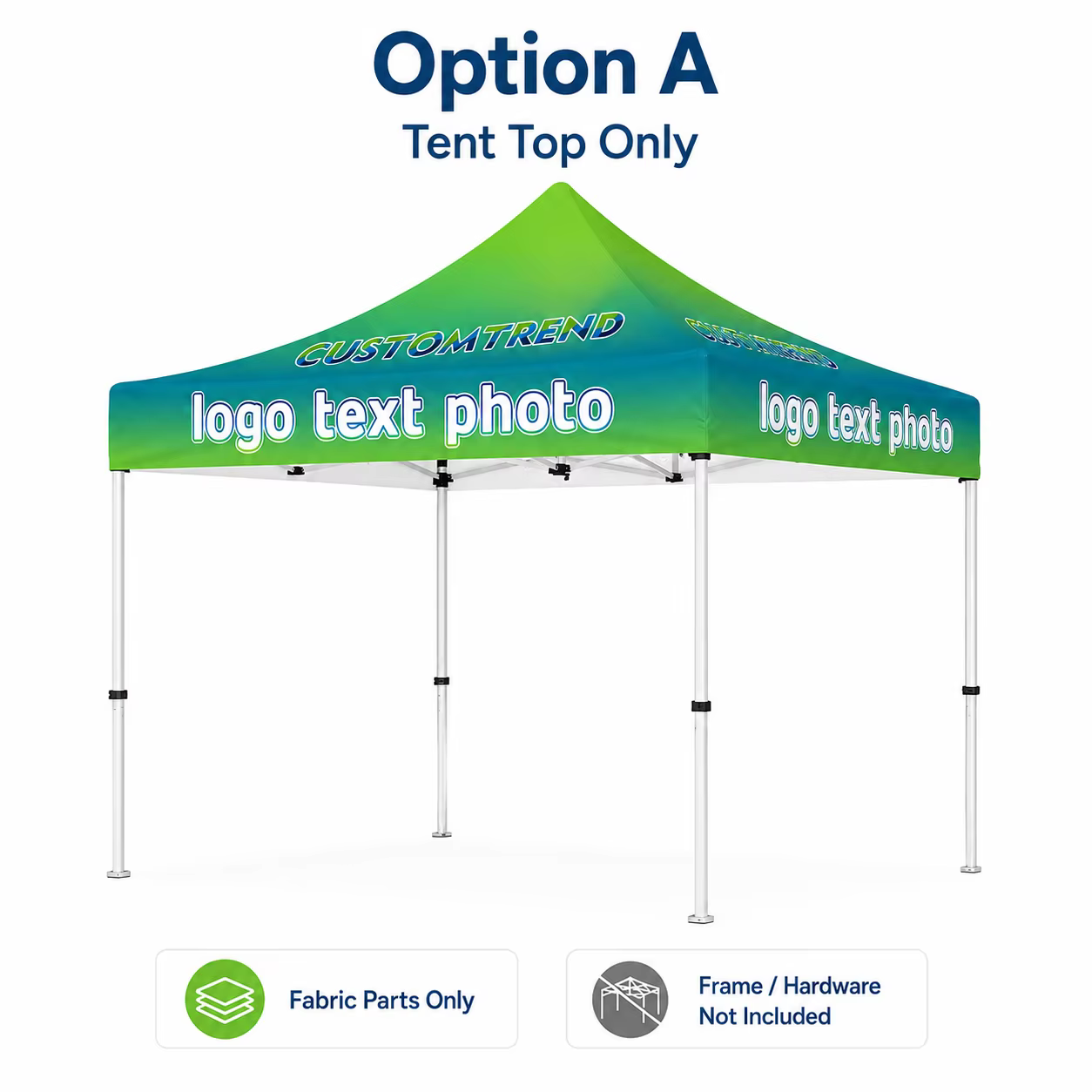 Tente de réception personnalisée 10x10 avec logo, tente pop-up personnalisée, impression personnalis