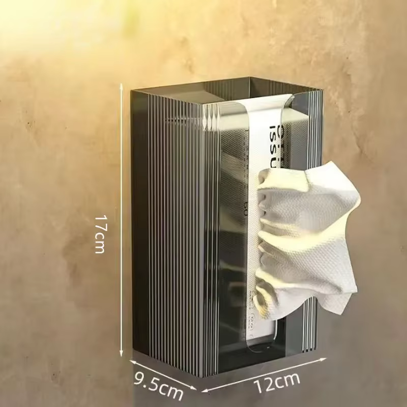 Boîte porte-papier hygiénique sans poinçon, étanche, support de rangement pour papier toilette, serv