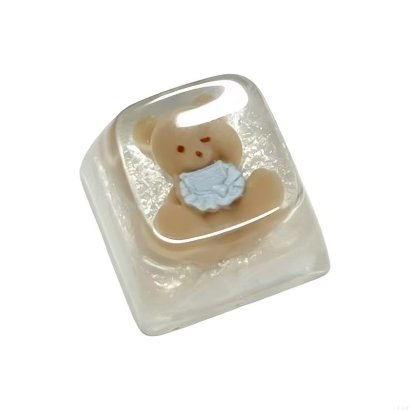 Capuchons touches en résine époxy 3D, fabriqués à main, irréguliers, uniques pour clavier mécanique,