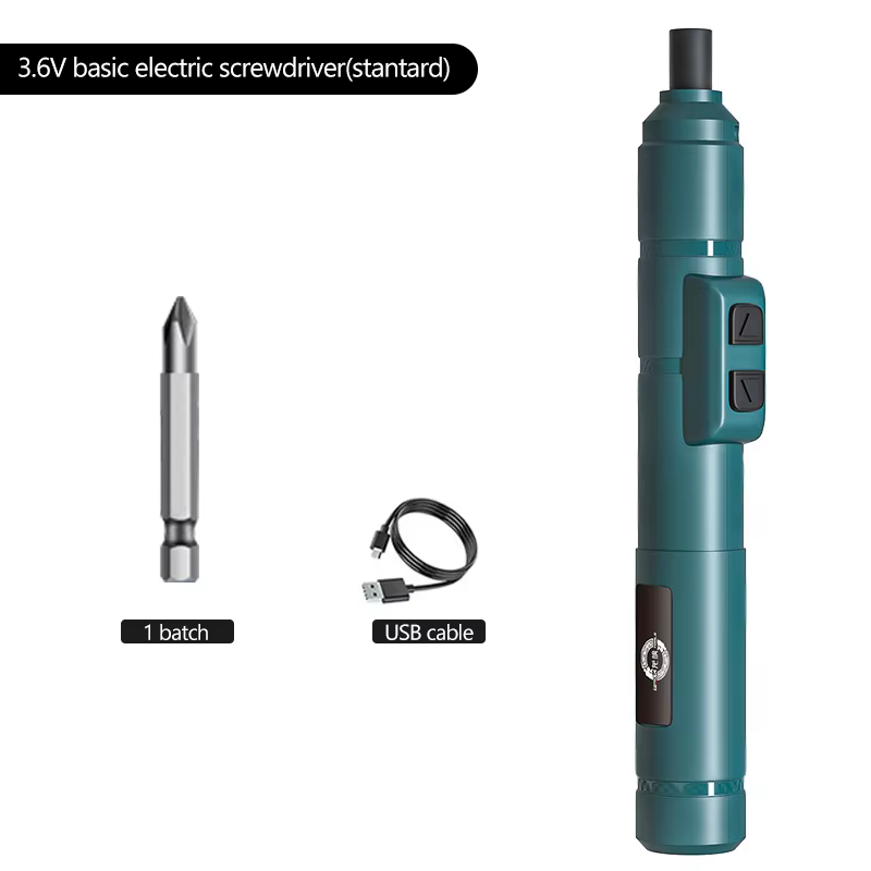 Tournevis électrique sans fil rechargeable, batterie au lithium 2000 mAh, mini perceuse, ensemble d'