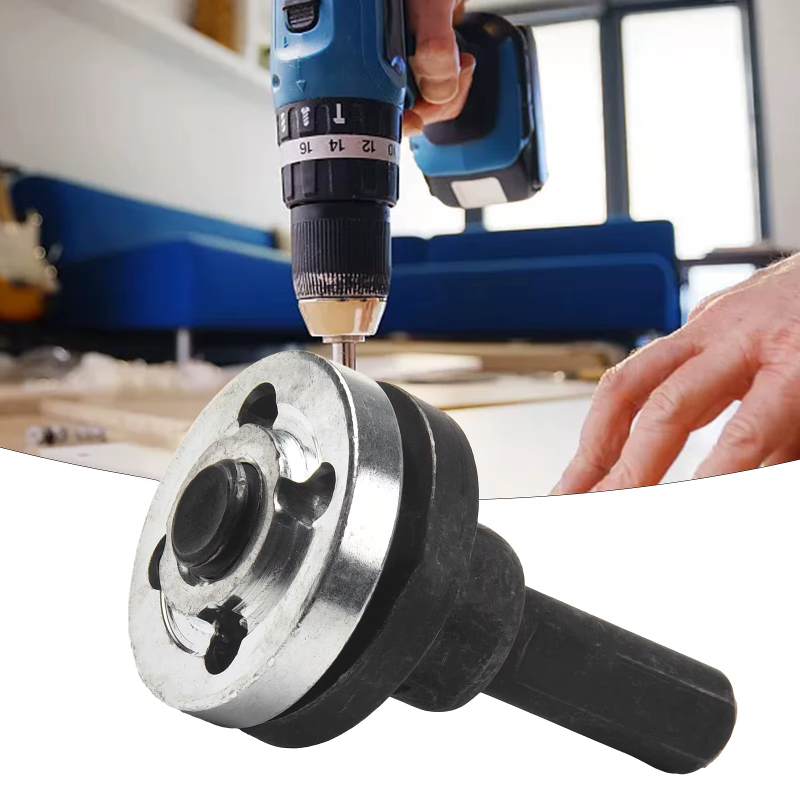 Perceuse électrique de 10mm pour meuleuse d'angle, ensemble de convertisseur de bielle, adaptateur d