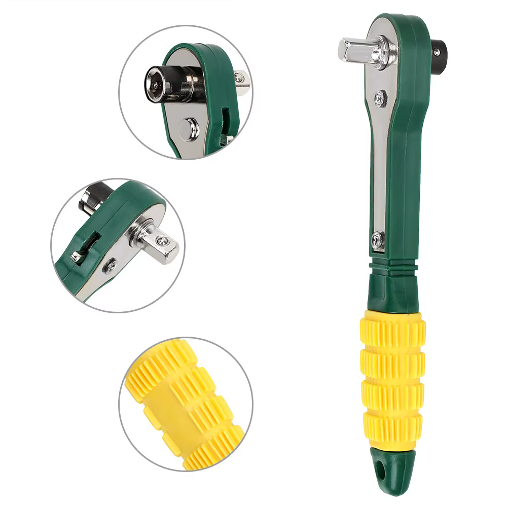 NICEYARD 45 # Clé à cliquet rapide réglable en acier et plastique, couple élevé, Mini tige de tour