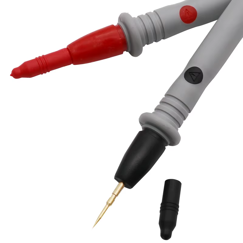 1 paire de fils de Test de sonde universels, broche pour multimètre numérique, pointe d'aiguille, te