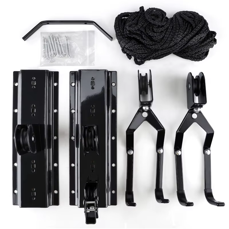 Système de levage de vélo au plafond, pour cintre de vélo, pour Garage, support mural, crochets de v