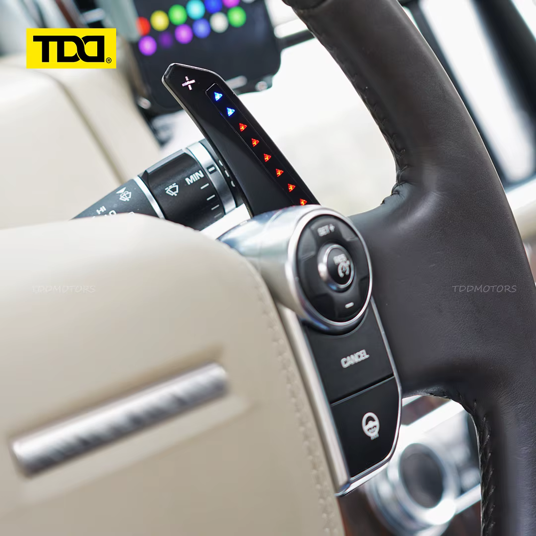 Levier de vitesses LED TDD pour Range Rover Sport 2010-2020 Velar 2017-2020 Evoque 2012-2020 Range Rover 2011-2022 Discovery
