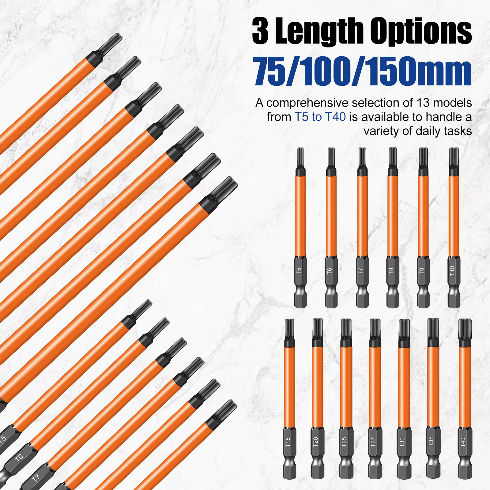 Jeu d'embouts de tournevis Torx