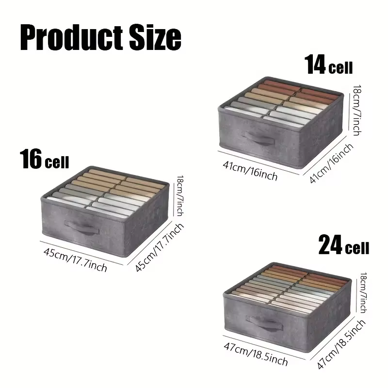 1PC garde-robe vêtements rangement organisateur pantalon pull T-Shirt boîte de rangement armoire tiroir organisateur jean boîte de rangement