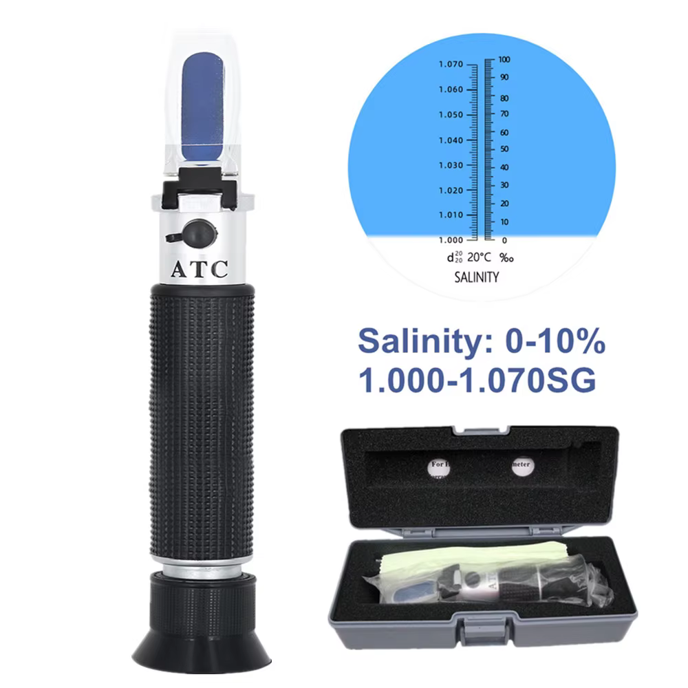 Réfractomètre de salinité portatif