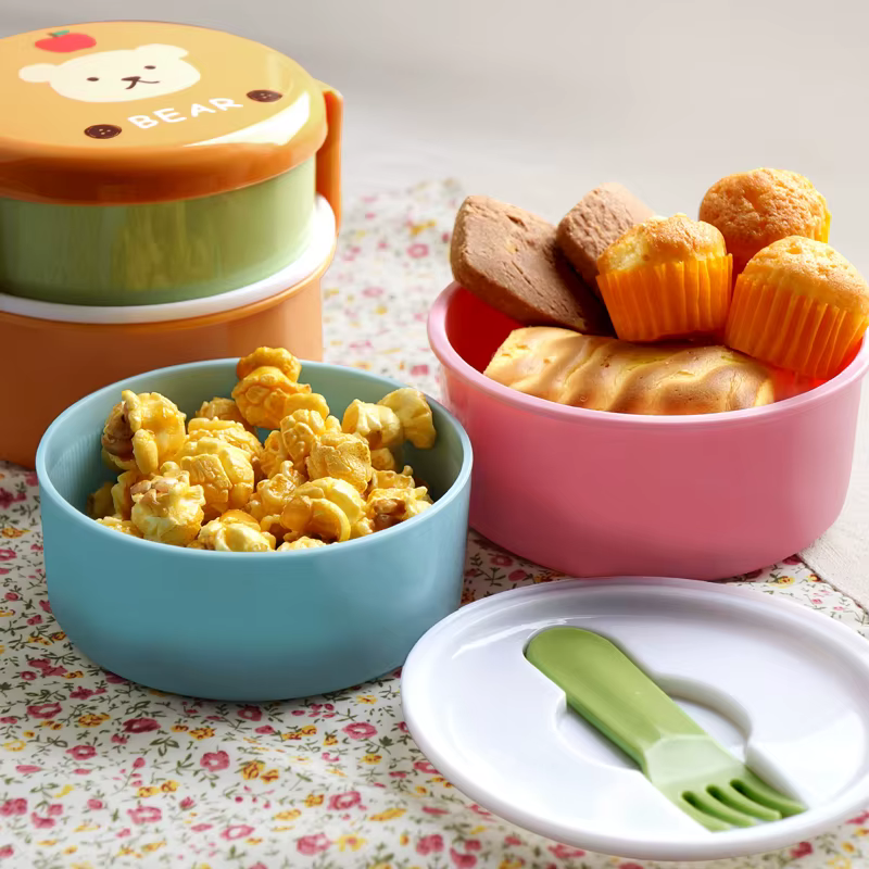 Boîte à déjeuner en forme d'animal mignon