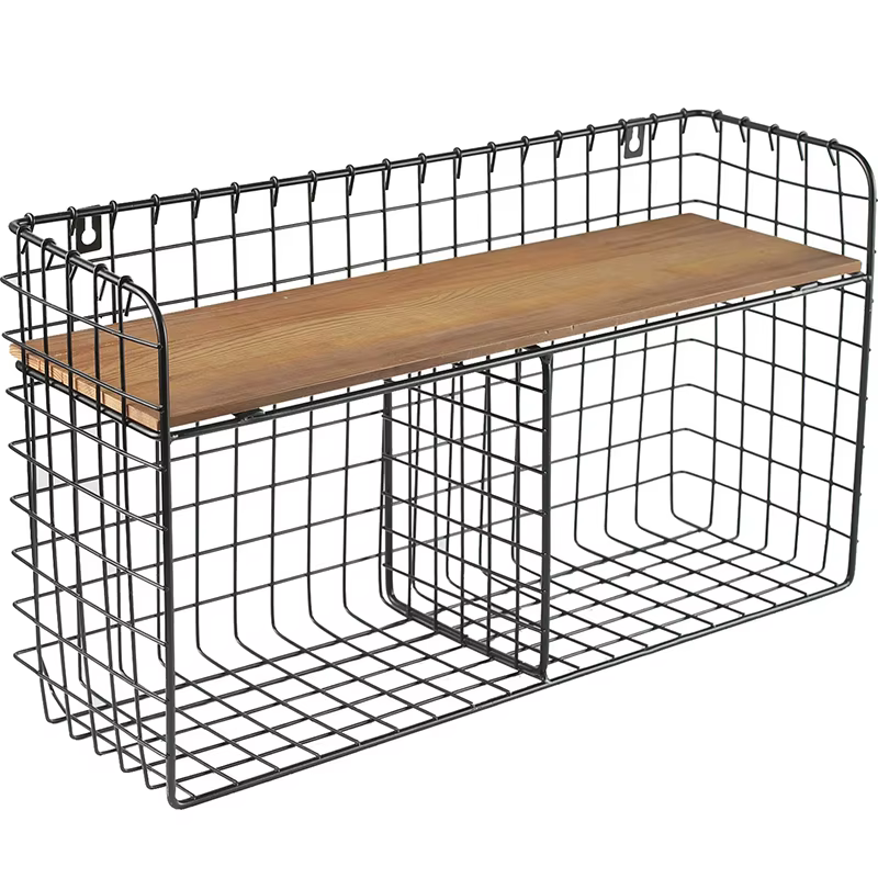 Rangement en fer T1 à double couche