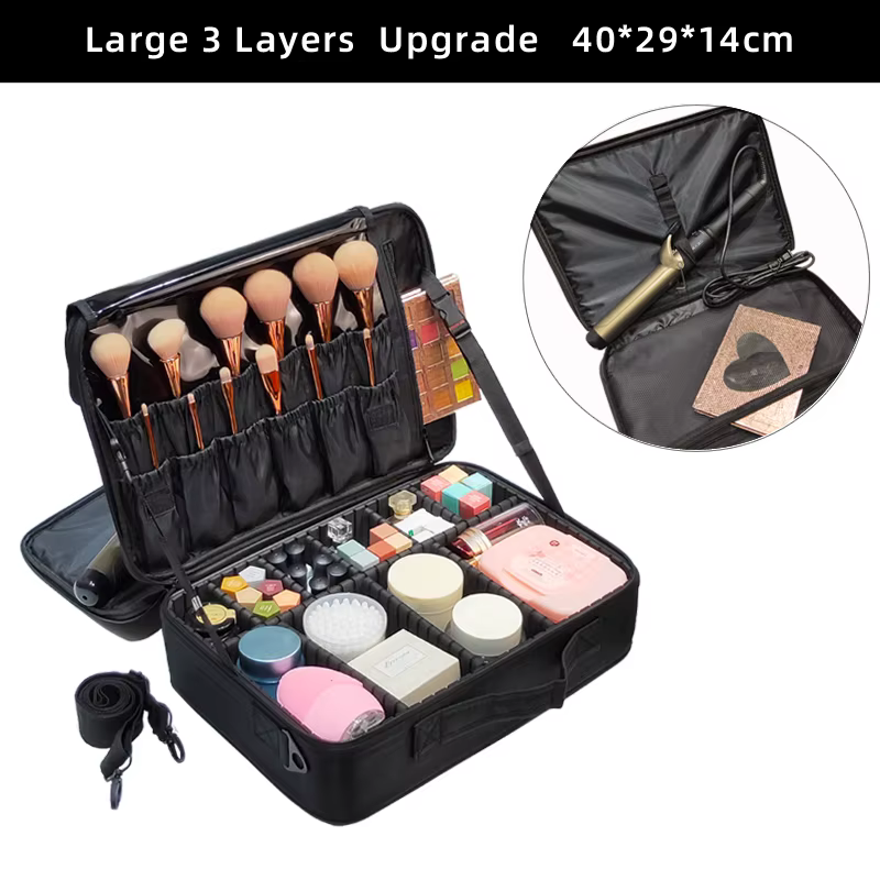 Nouvelle mode femmes sac cosmétique voyage maquillage professionnel boîte
