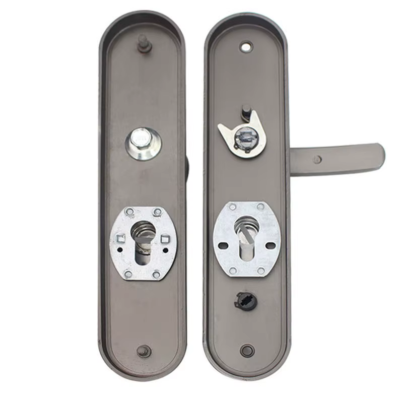 Poignée de porte d'entrée à mortaise antivol universelle