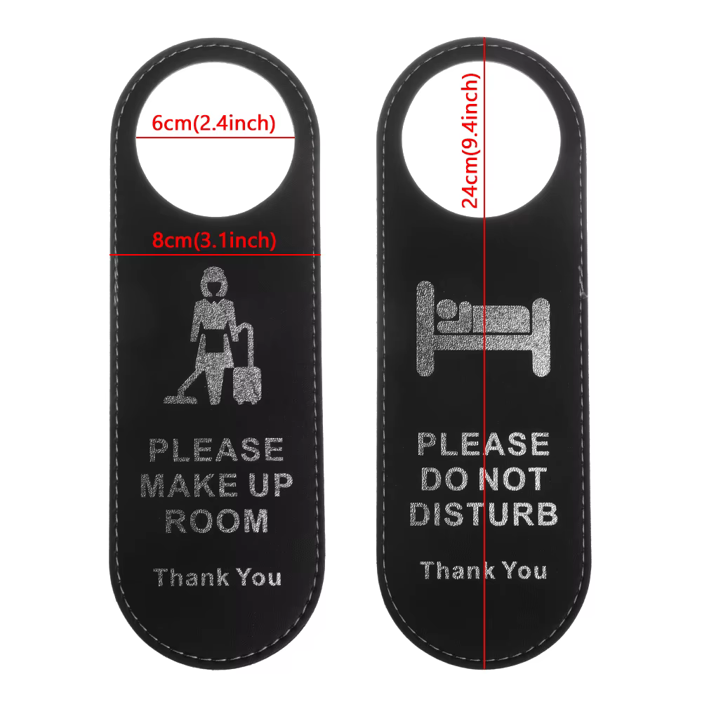 Étiquettes de suspension de bouton de porte double face "Veuillez ne pas déranger"