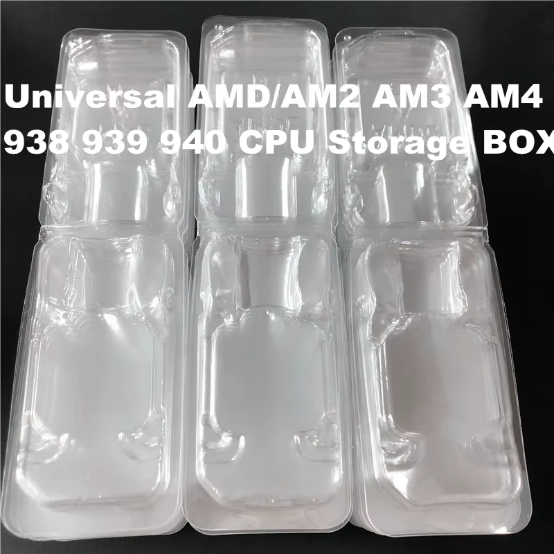 Boîtes de rangement transparentes pour processeur AMD