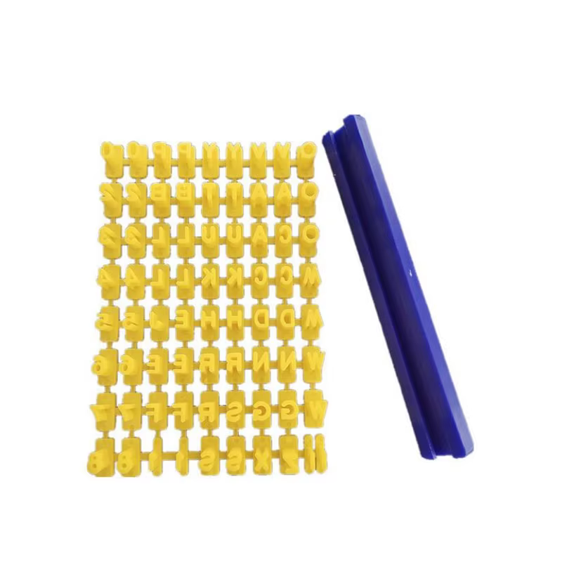Alphabet lettre numéro Cookie presse timbre gaufreur Cutter Fondant moule gâteau cuisson moules outils