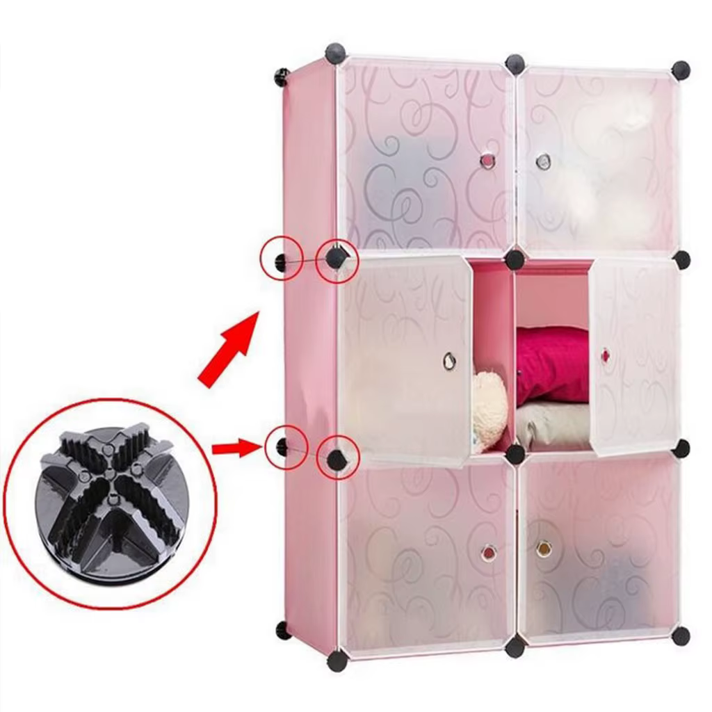 Connecteur organisateur de cubes à grille 10 pièces pour le rangement