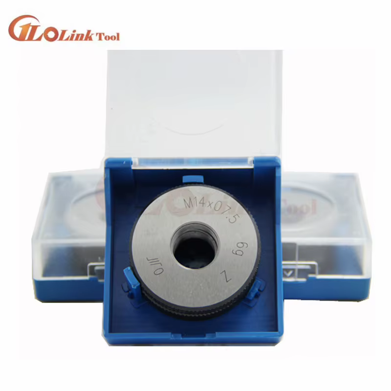 Jauge d'anneau de filetage, jauge de GO-NOGO d'anneau, jauge de mesure 6g, M2.5, M3 figuré, M5, M6, M7, M8, M10, M14, M16, M18, M20, 6G-6H, 2 pièces/ensemble