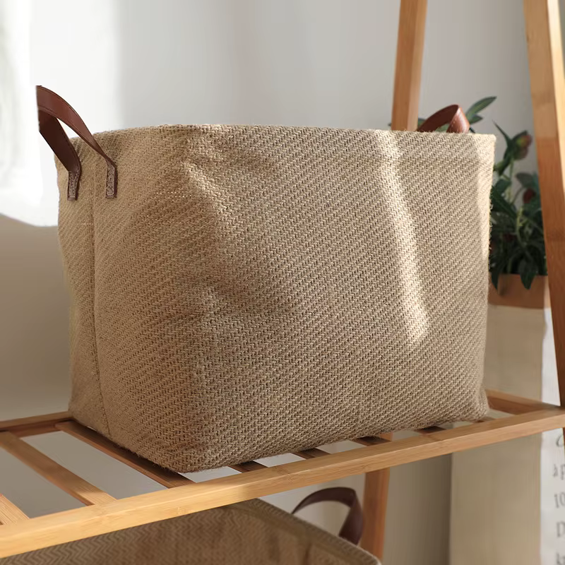 Panier de rangement en corde de coton
