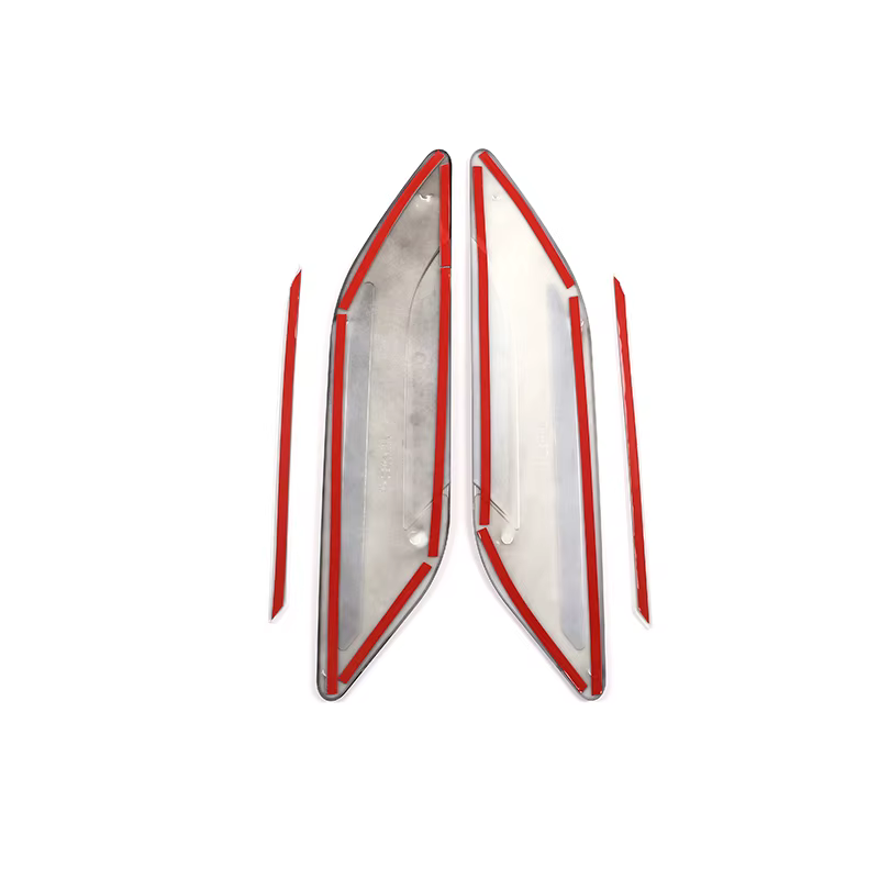 Couvercle extérieur de carrosserie ABS, base de sortie d'air, accessoires de voiture pour Land Rover Range Rover Evoque 2020, piano noir, or rose, argent