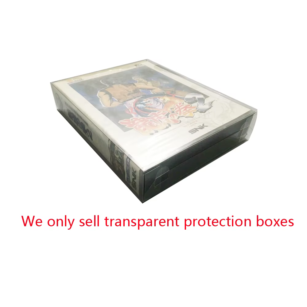 Boîte de rangement de collecte transparente pour Console de jeu domestique S-N-K pour NEO-GEO aes