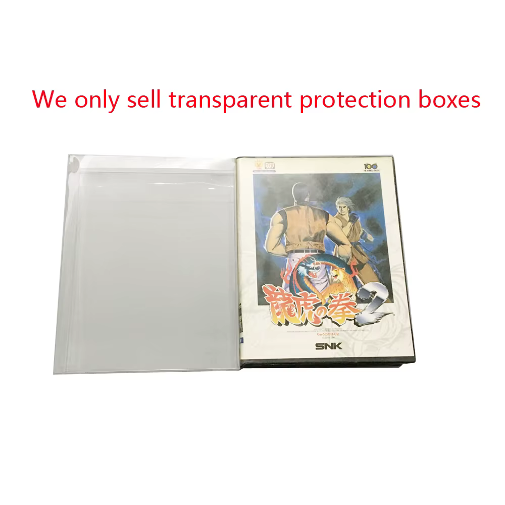 Boîte de rangement de collecte transparente pour Console de jeu domestique S-N-K pour NEO-GEO aes