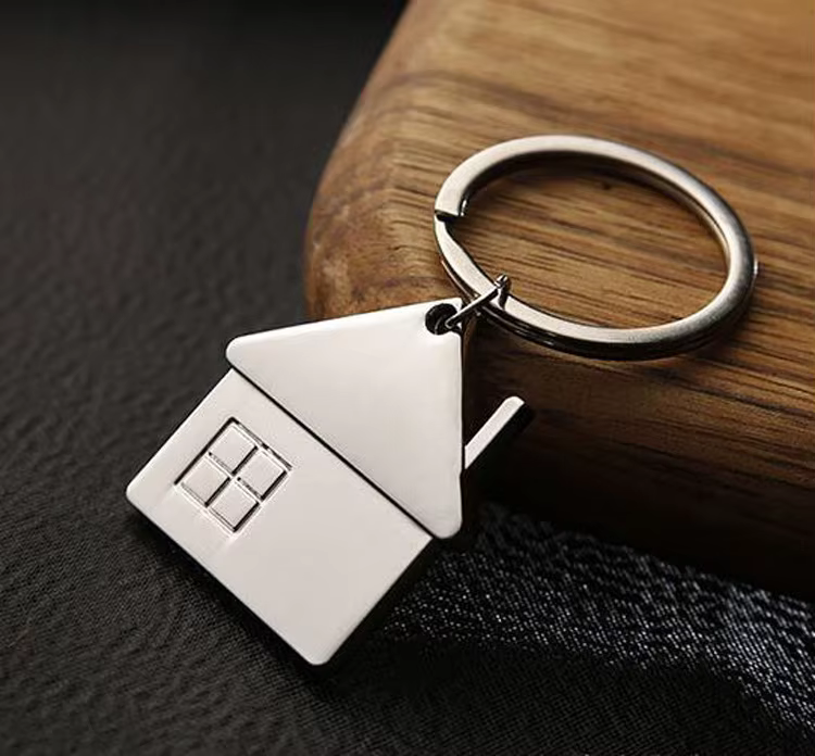 Maison porte-clés cabane petit cadeau clé pendentif nouveau immobilier ouverture