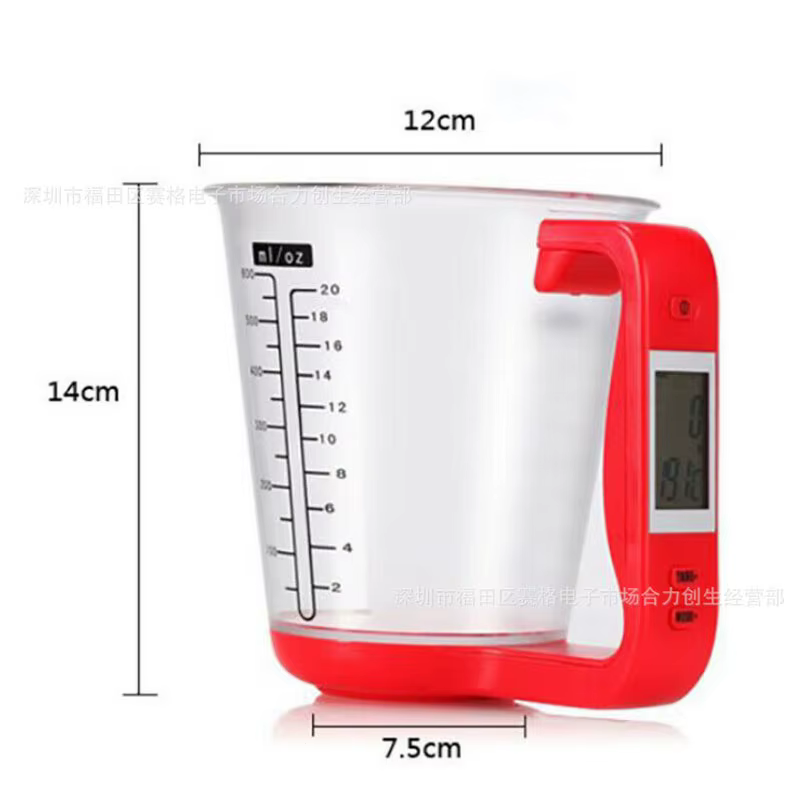 Tasse de mesure électronique pour le brassage du lait en poudre, outils de cuisson et de bricolage, balances électroniques domestiques, livraison directe