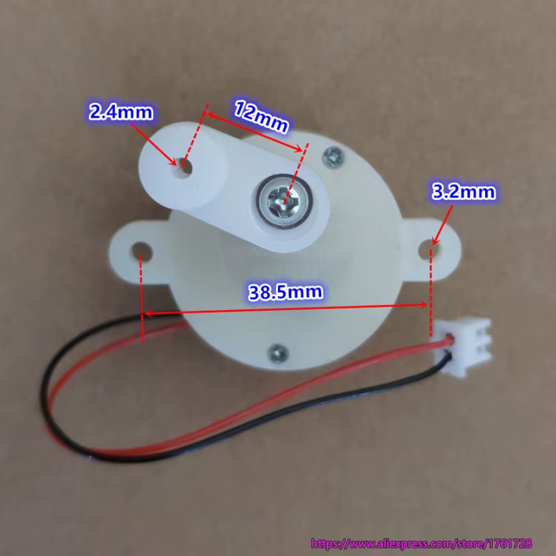 Tout nouveau moteur à engrenages 300 DC 3V ~ 12V 12 ~ 45 tr/min