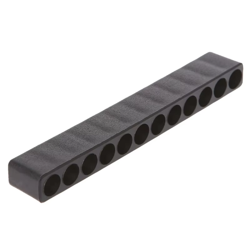 Trou de tournevis 10/12 trous tige hexagonale porte-embout tête en plastique mallette de rangement outil