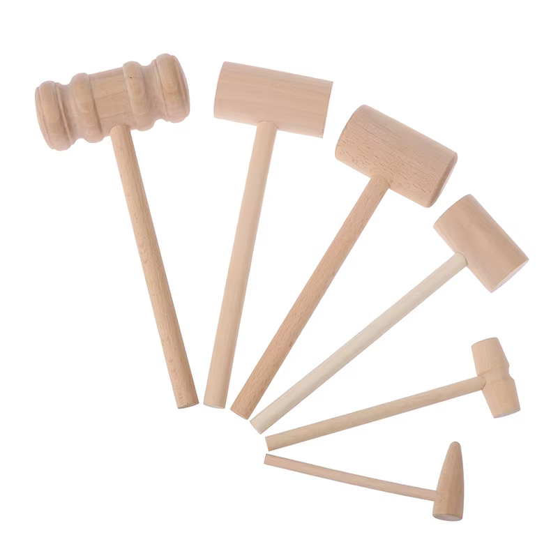 Marteau maillet en bois pour l'artisanat du cuir