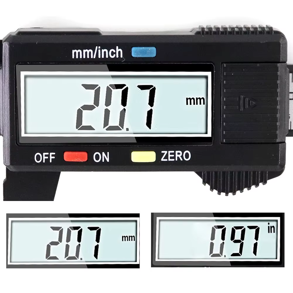 Pied à coulisse électronique numérique LCD