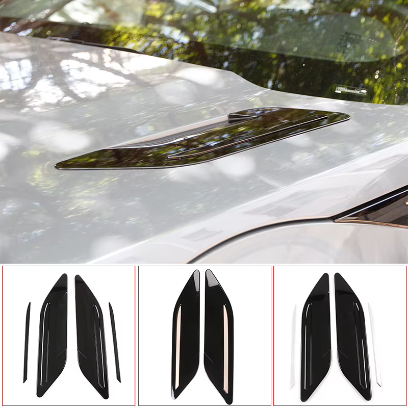 Couvercle extérieur de carrosserie ABS, base de sortie d'air, accessoires de voiture pour Land Rover Range Rover Evoque 2020, piano noir, or rose, argent