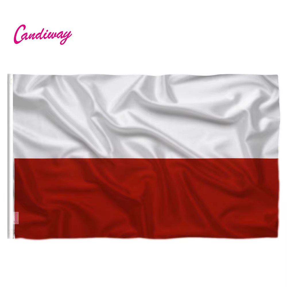 Vague la république de Pologne drapeau polonais drapeaux blanc rouge ue intérieur extérieur 90*60 cm