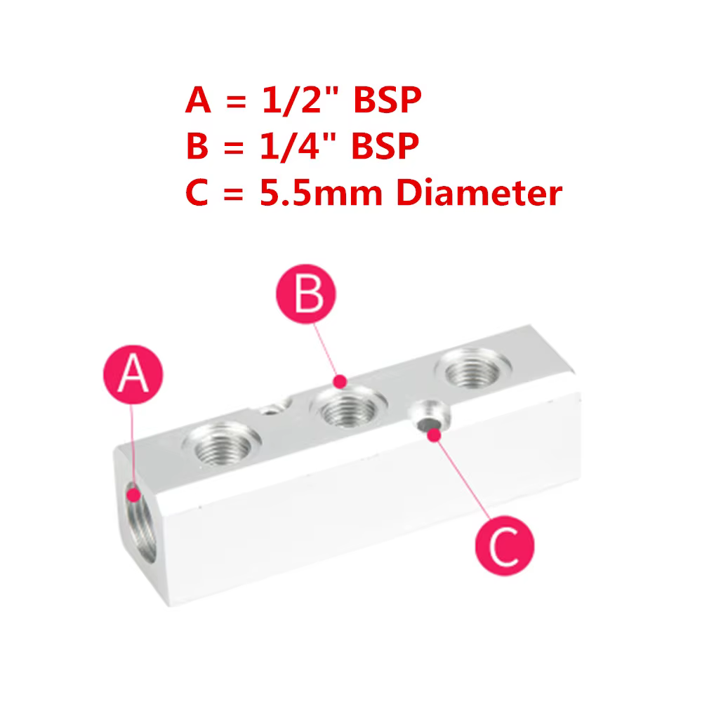 Connecteur rapide pneumatique en aluminium de haute qualité