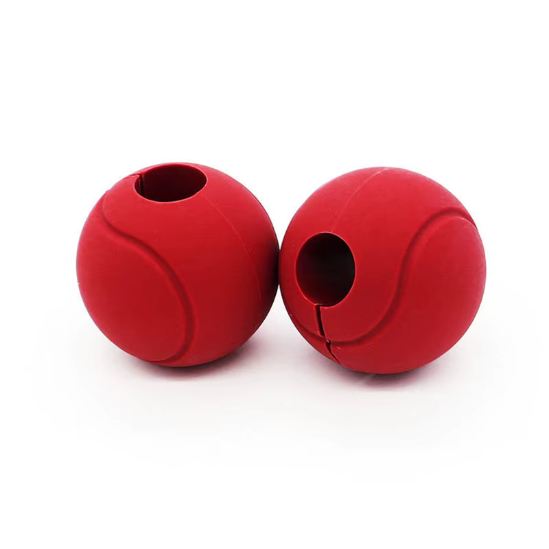 1 paire d'haltères poignées de boule d'haltère Kettlebell grosse poignée en Silicone tirer vers le haut