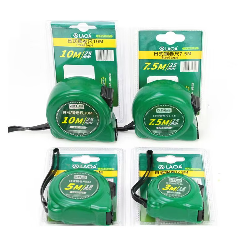 LAOA – règle en acier de Type japonais 3m/5m/7.5m/10m, ruban à mesurer, Roulette, Double face, ruban à mesurer, outils de mesure rétractables